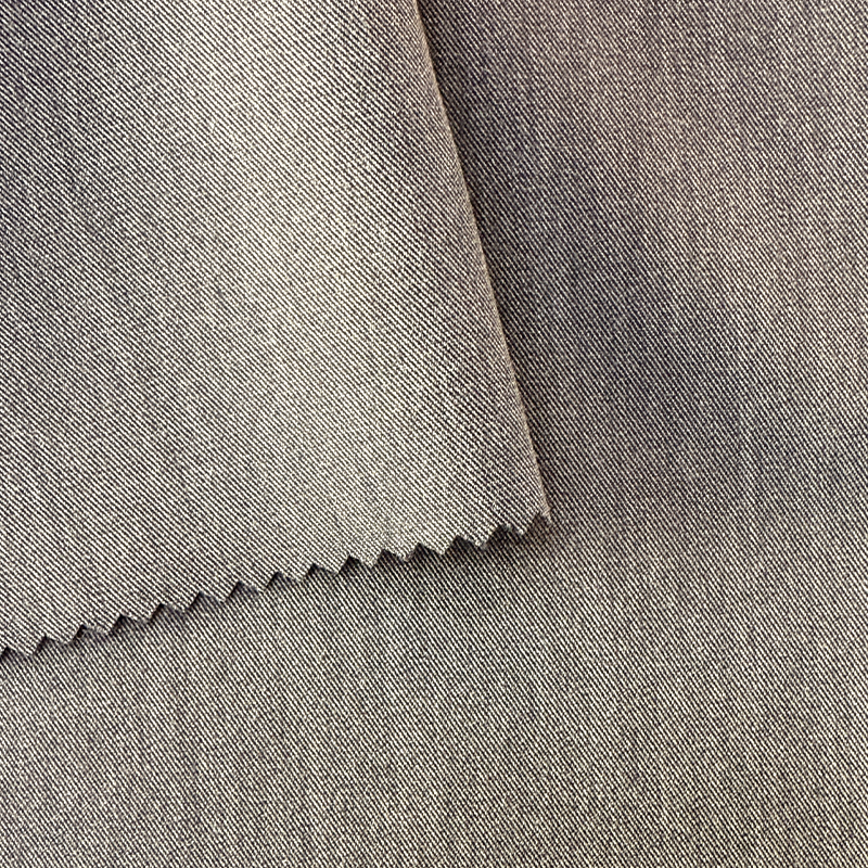 NO 6042 Tofarvet TR imiteret denim twill stof