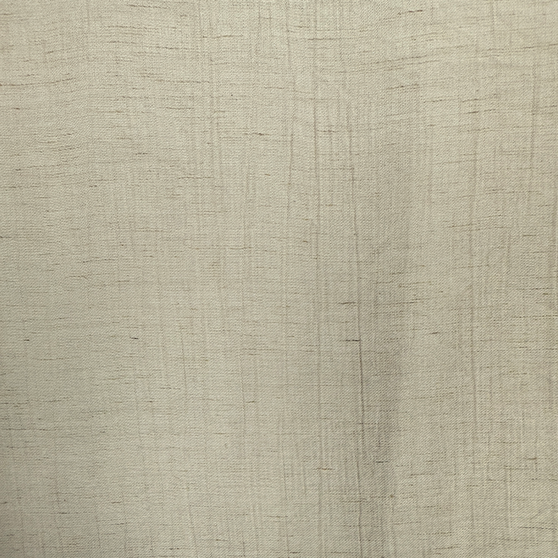 NO 6036 Linned-lignende Slub Filament Crepe stof