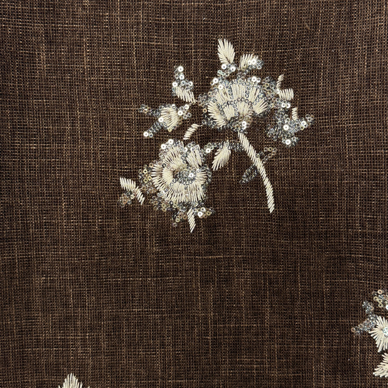 NO6111 Chenille broderistof