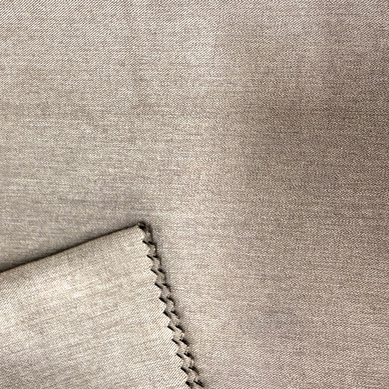 NO.1037 Letvægts hulfiber linned-bomuldslook stof